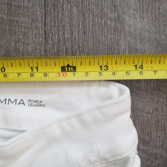 DL1961 Women's Emma Power Legging Jeans White Size 27 - Picture 6 of 12